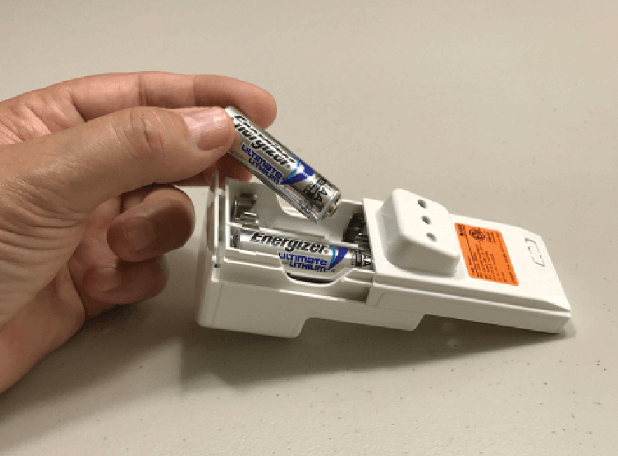 Replacing the batteries in a Florida wireless motion camera